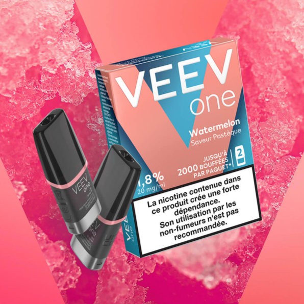 2 Pods pré-remplis Veev One Velvety Watermelon