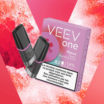 2 Pods pré-remplis Veev One Mauve